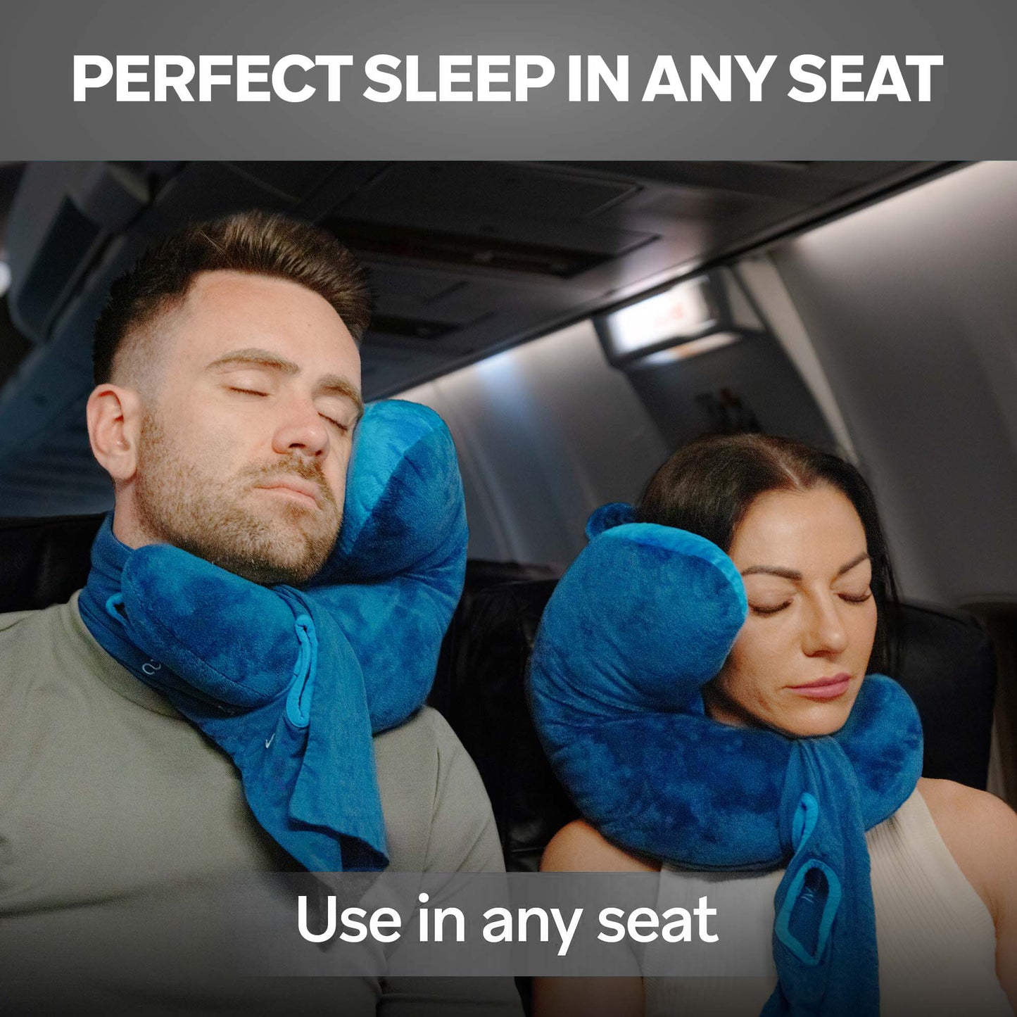 J-pillow Travel Pillow (Blue)