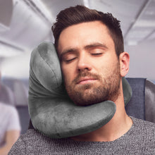 Load image into Gallery viewer, J-pillow travel pillow - Silver grey